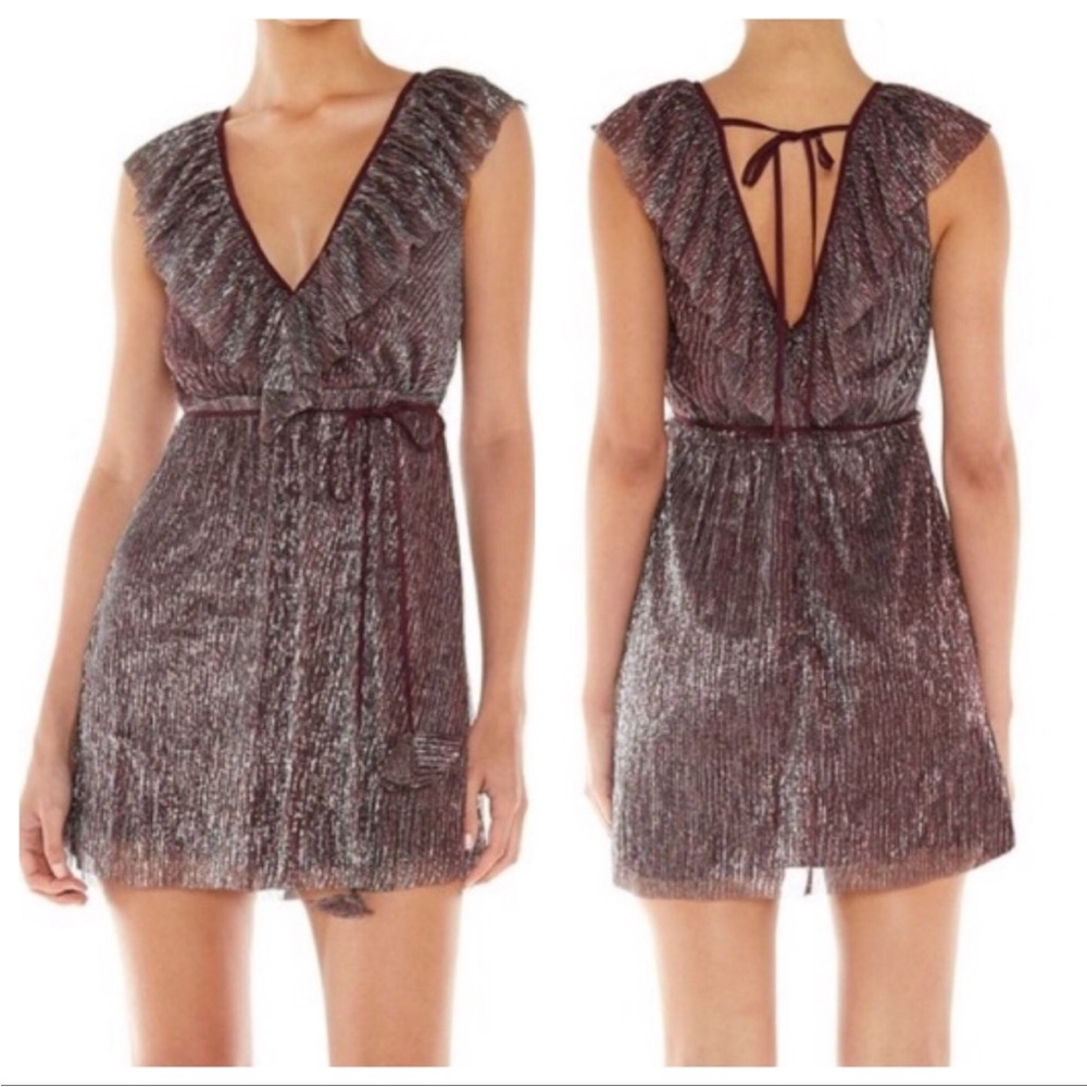 Sparkly Purple Mini Dress